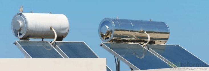 Cambia o instala captadores solares con termosifón