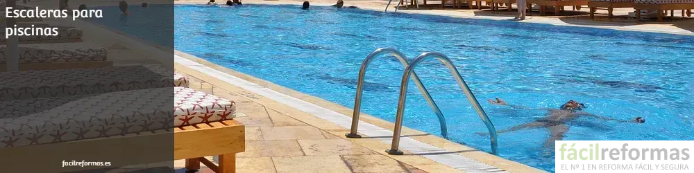 Escaleras para piscinas