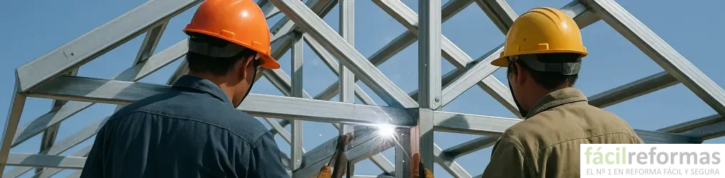 Estructuras metálicas de viviendas, locales y naves industriales