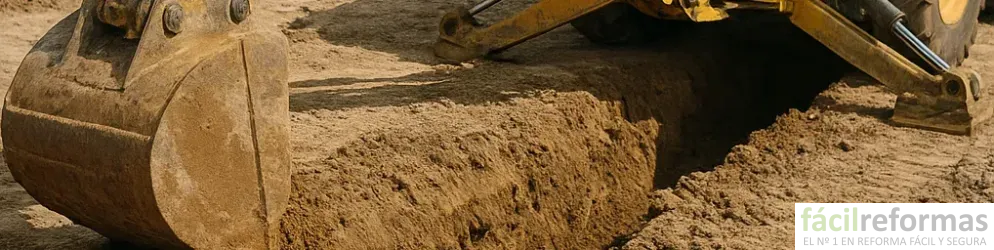 Excavaciones de zapatas y zanjas