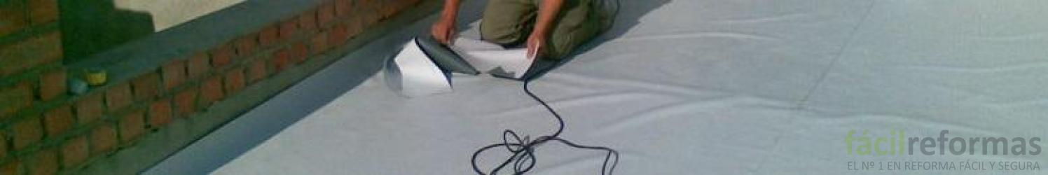 Impermeabilización de cubiertas y/o terrazas con lámina de PVC