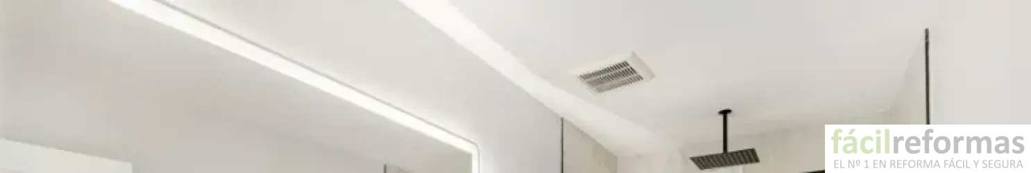 Instalación de extractor para baño o aseo