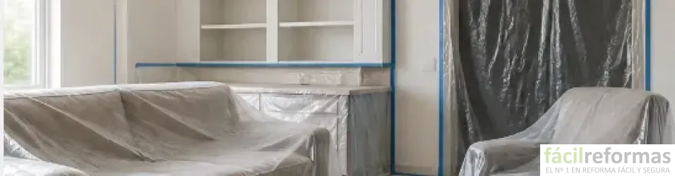 Protecci&oacute;n de mobiliario con pl&aacute;stico
